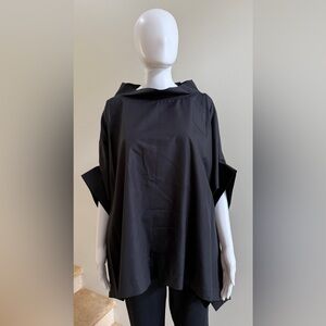ALISTAIR TRUNG Sabella Top Tunic Black Cotton